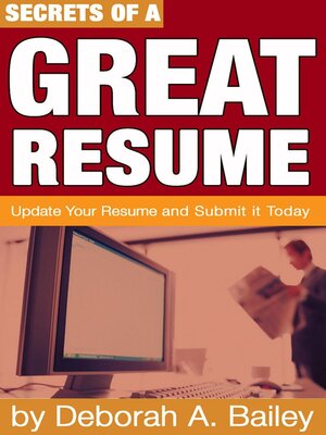 cover image of Secrets of a Great Resume